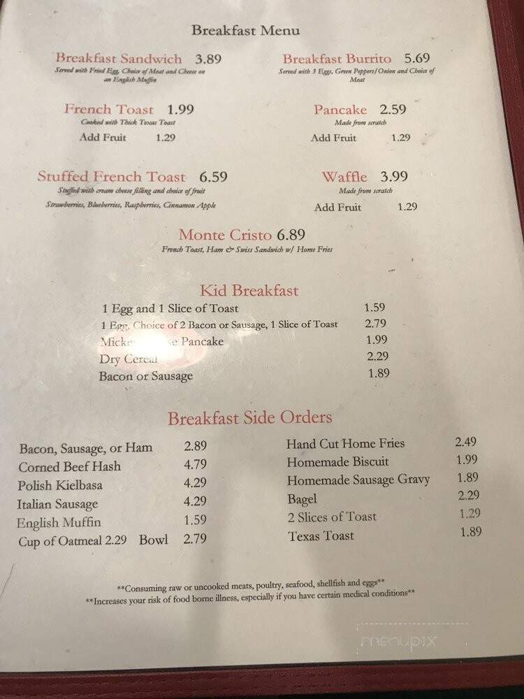 Madhouse Grill - Norridgewock, ME menu_pic