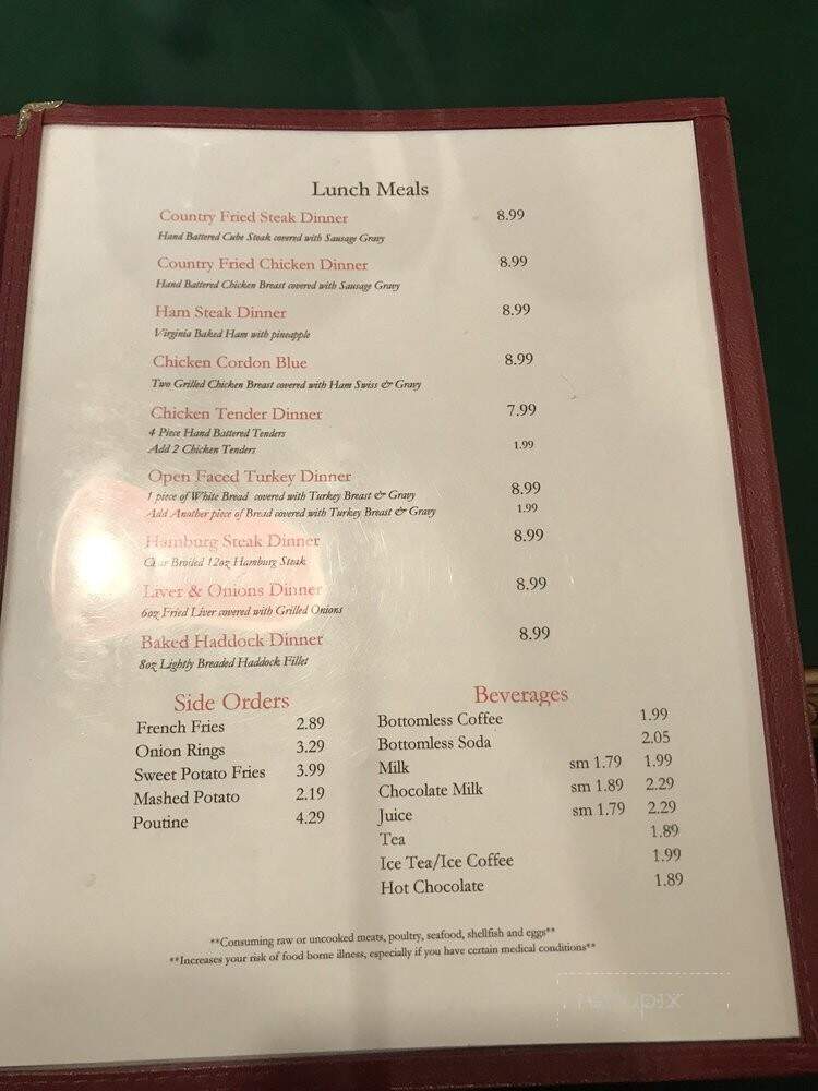 Madhouse Grill - Norridgewock, ME menu_pic