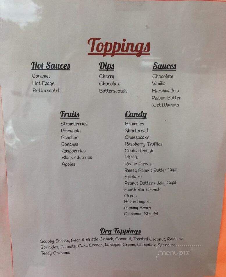 Polar Bear - Middletown, NJ menu_pic