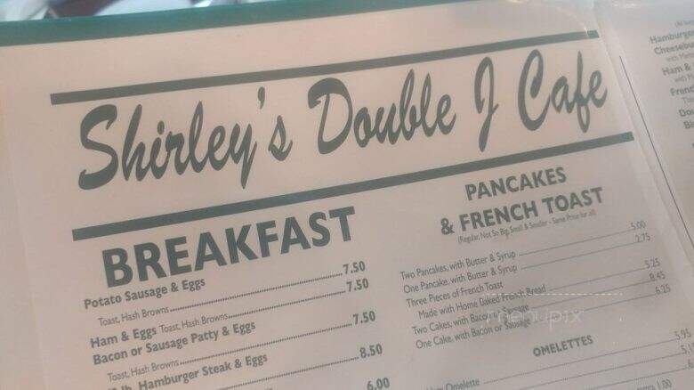 Double J Cafe - Ogilvie, MN menu_pic