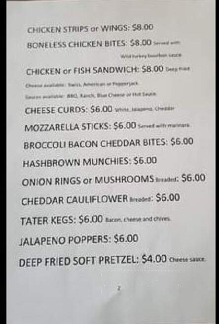 Ino Bar - Mason, WI menu_pic