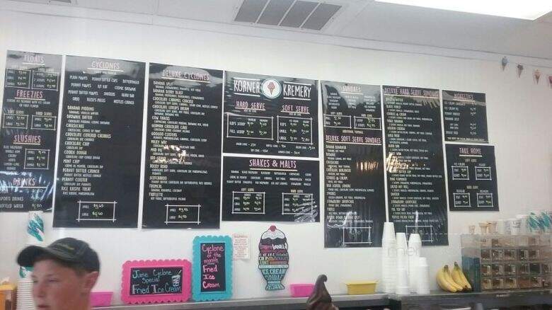 Korner Kremery - Washington, IA menu_pic