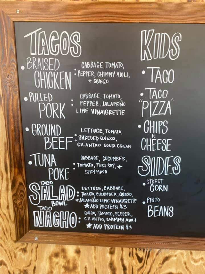 Peace Love &Taco - Gulf Shores, AL menu_pic