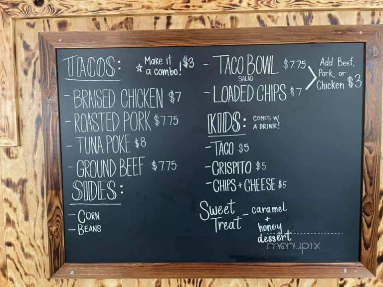 Peace Love &Taco - Gulf Shores, AL menu_pic