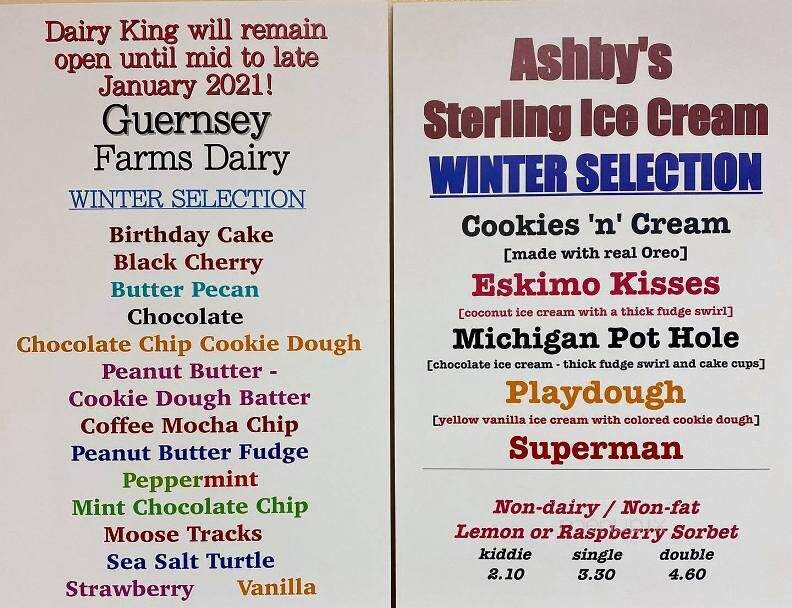 Dairy King - Plymouth, MI menu_pic