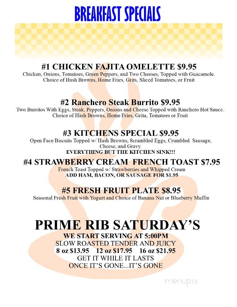 Tierney's Duck Inn - Lake Dallas, TX menu_pic