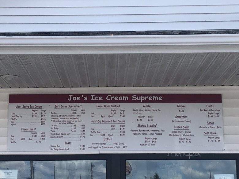 Joe's Ice Cream Supreme - Syracuse, IN