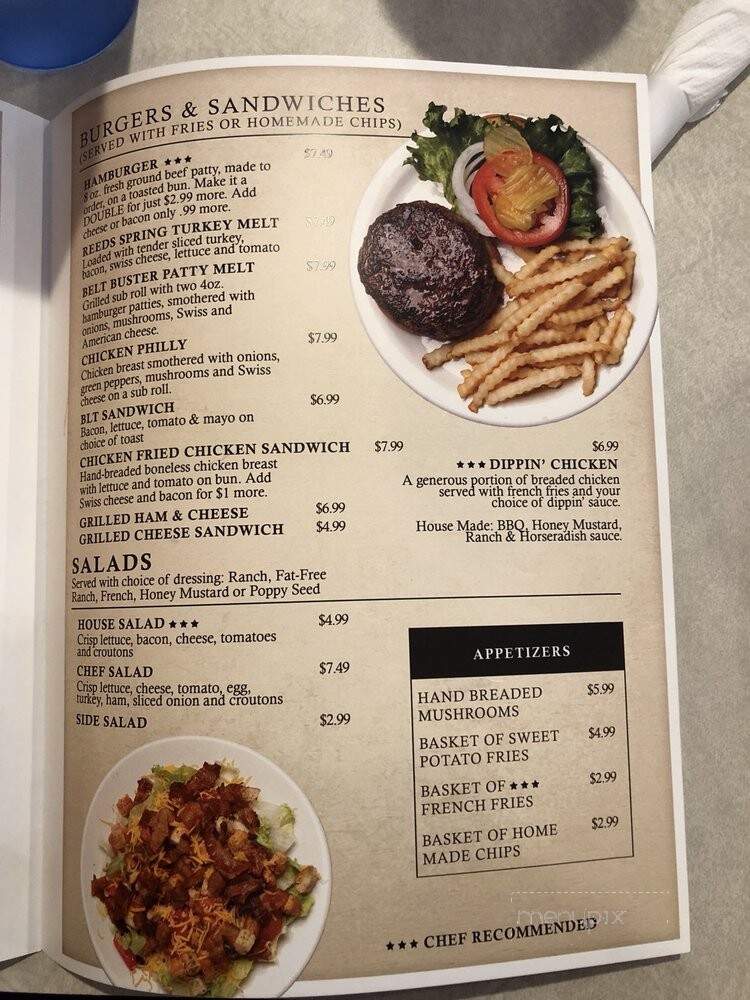 Suzie's Mid-Town Cafe - Reeds Spring, MO menu_pic
