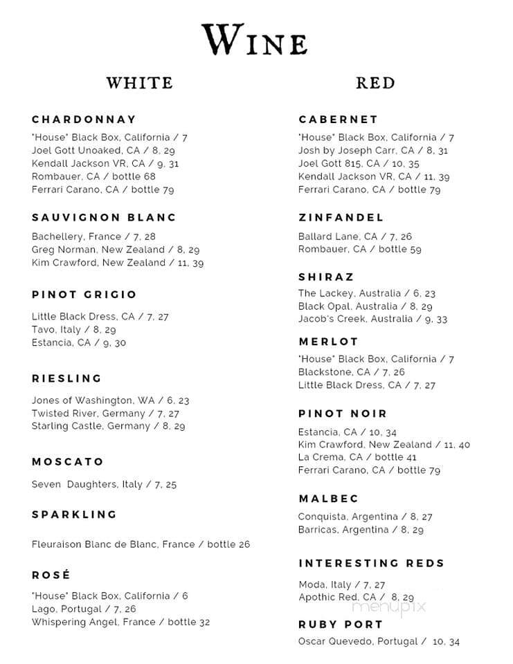 Stella's - Battle Lake, MN menu_pic