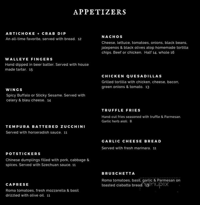 Stella's - Battle Lake, MN menu_pic
