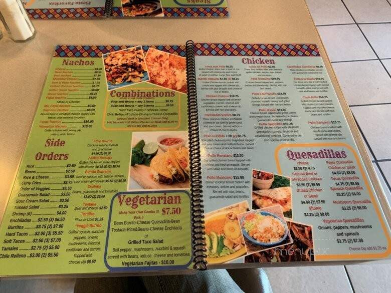 Mi Fiesta Bar & Grill - Iva, SC menu_pic