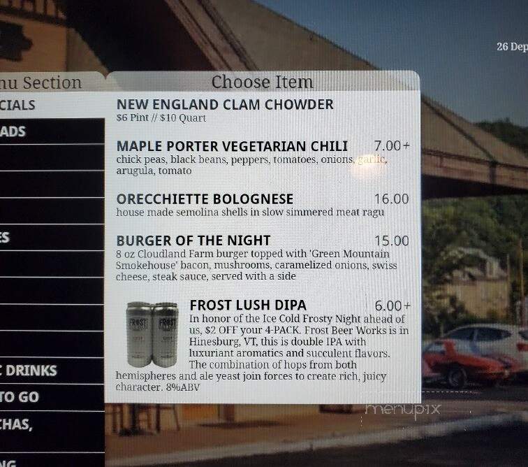 Station Restaurant - Windsor, ON menu_pic