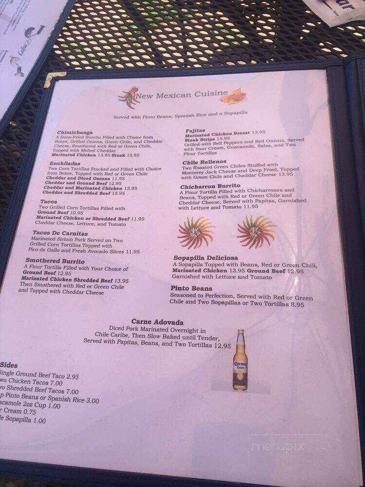 Elk Horn Cafe - Chama, NM menu_pic