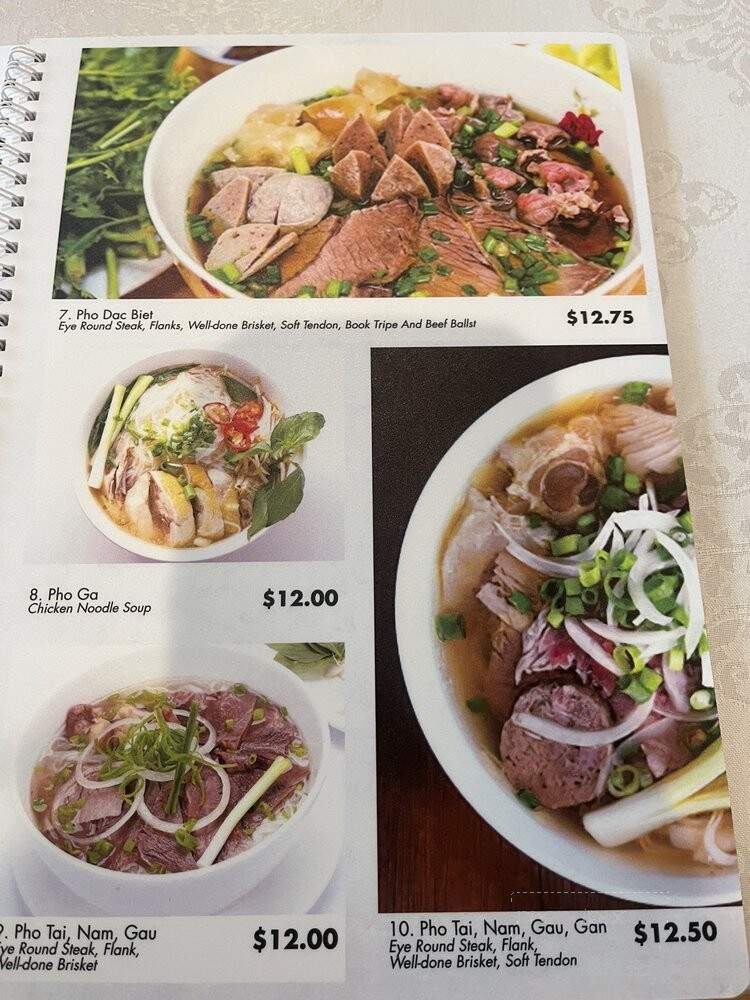 Pho Kim Anh - Kailua-Kona, HI menu_pic