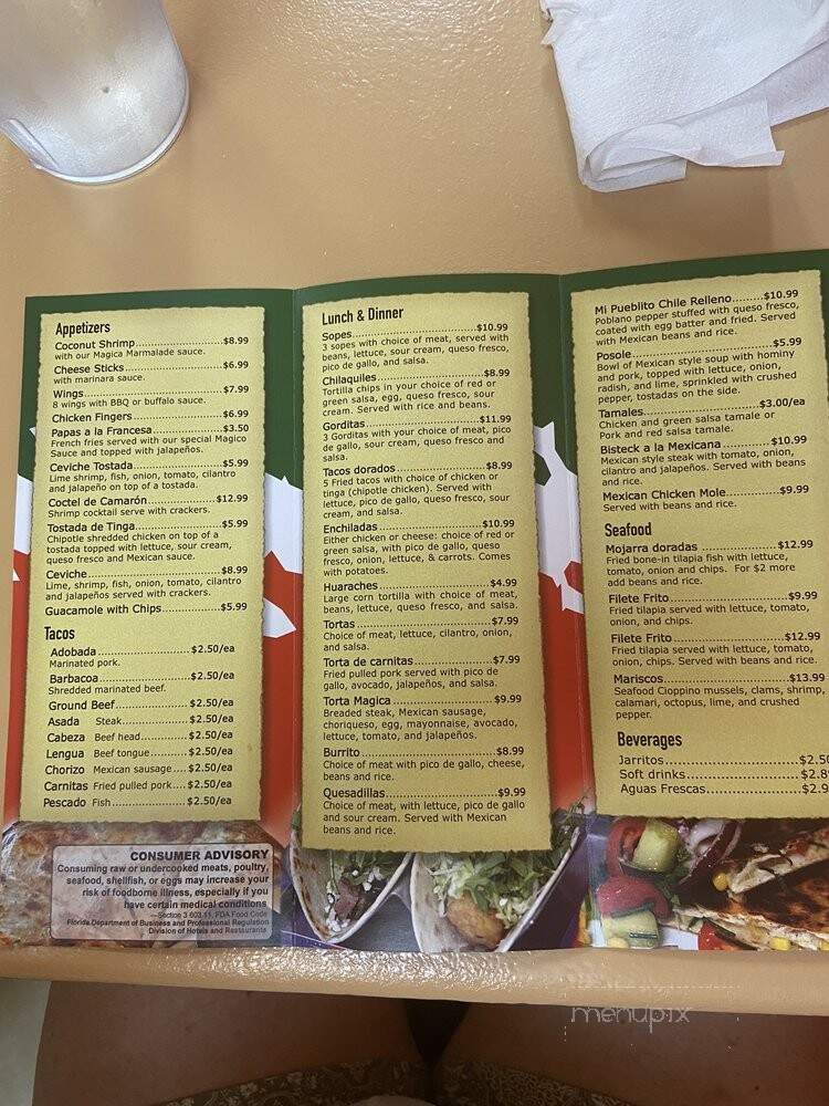 Pueblo Magico Mexican Restaurant - Merritt Island, FL menu_pic