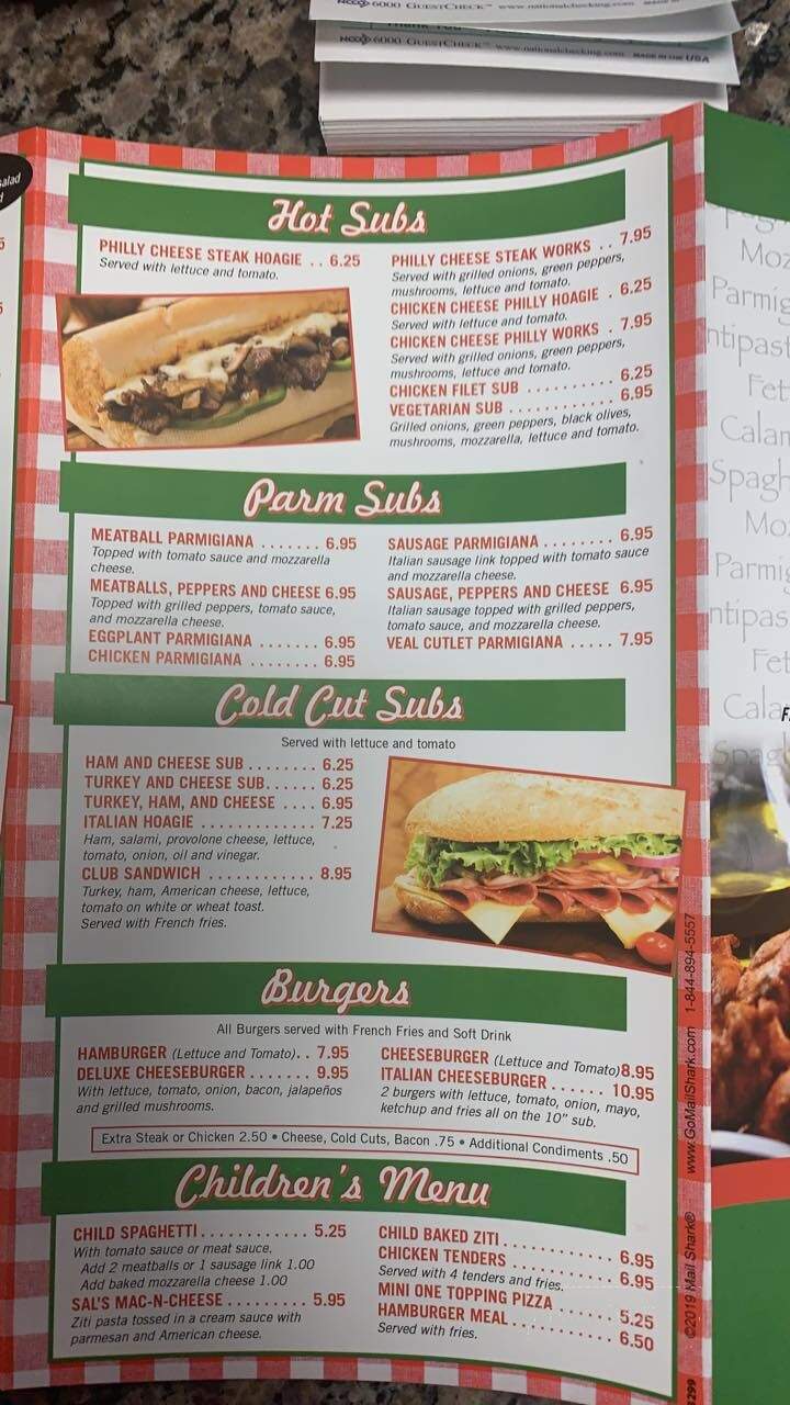 Sal's - Fork Union, VA menu_pic