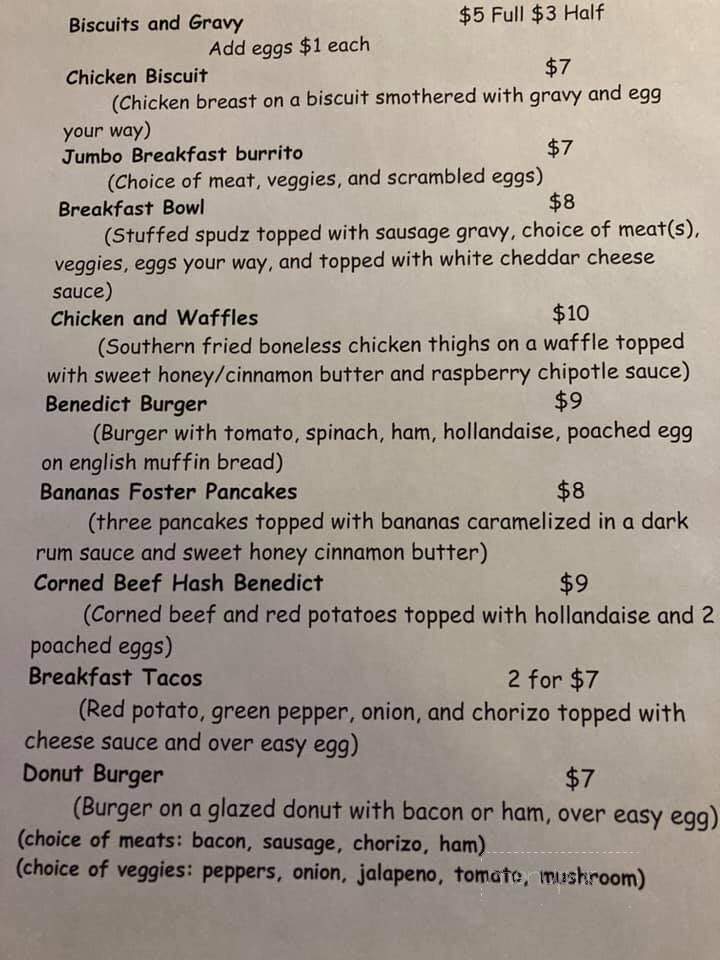 Doris' Tavern - Burlington, IA menu_pic