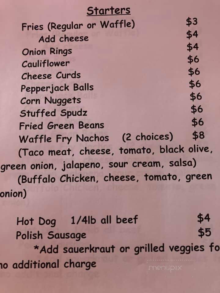 Doris' Tavern - Burlington, IA menu_pic