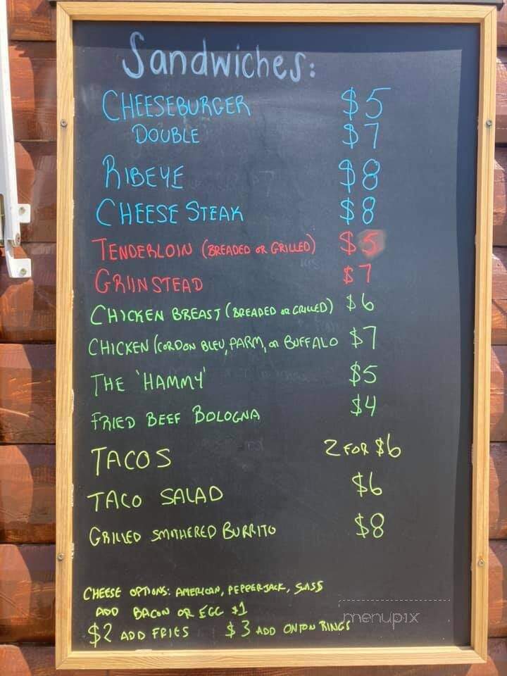 Doris' Tavern - Burlington, IA menu_pic