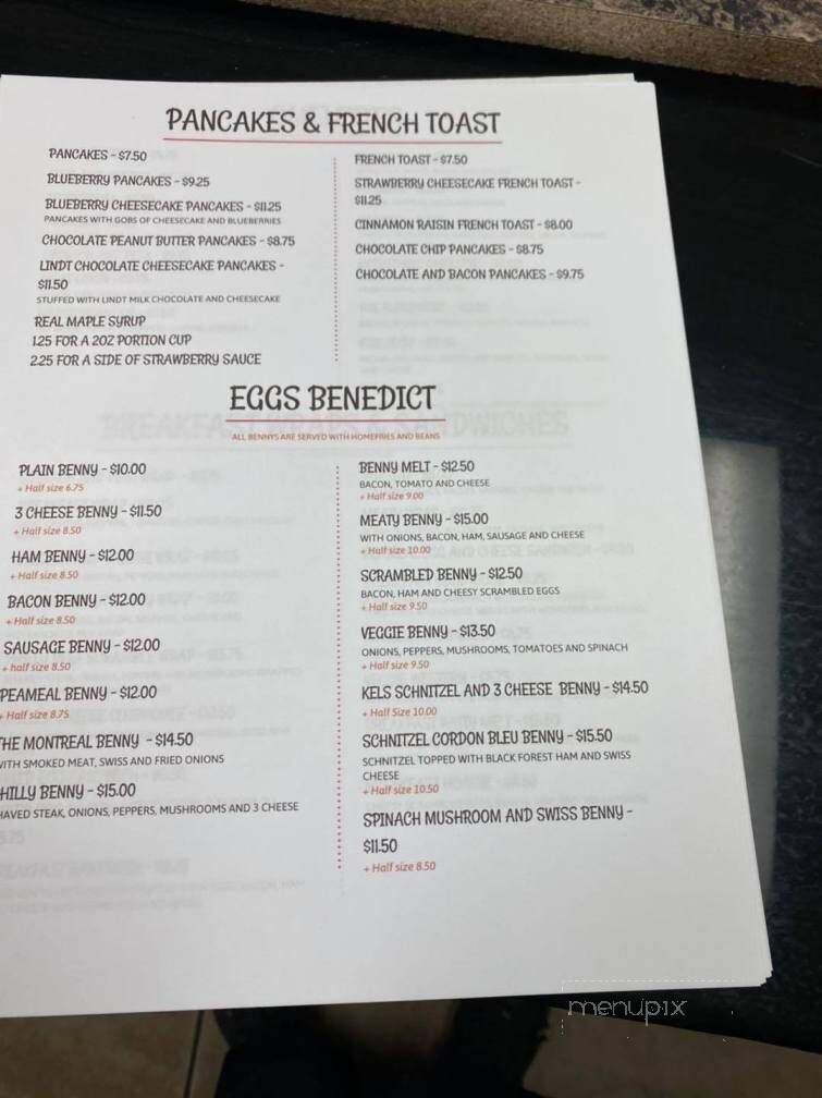 Kel's Family Restaurant - Brantford, ON menu_pic