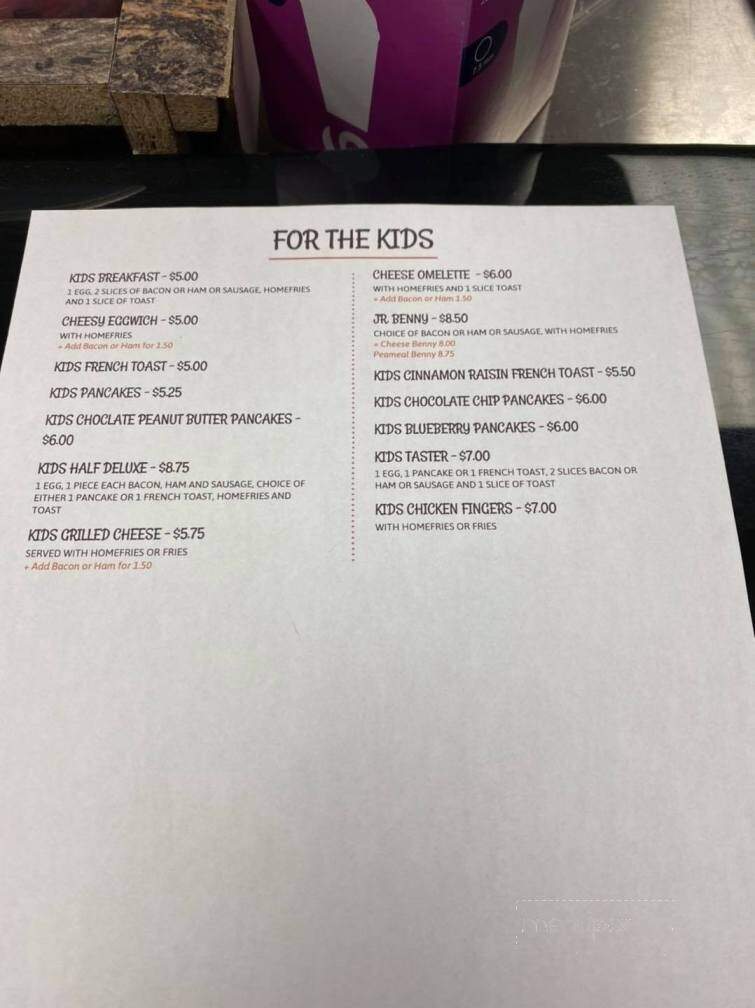 Kel's Family Restaurant - Brantford, ON menu_pic