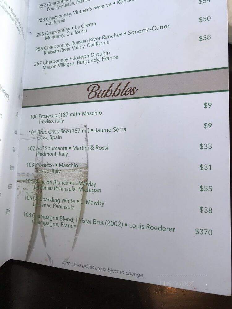 The Lakeview Restaurant - Bellaire, MI menu_pic