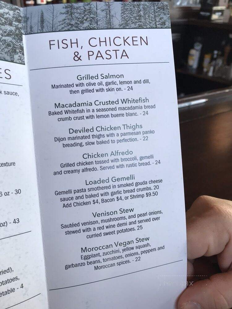 The Lakeview Restaurant - Bellaire, MI menu_pic