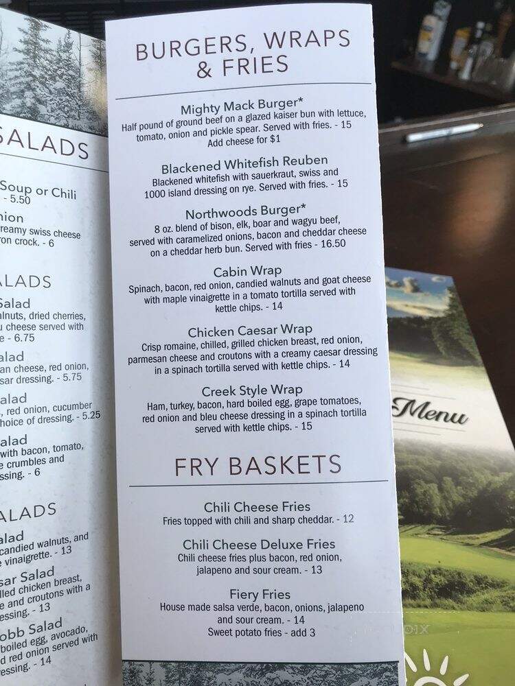 The Lakeview Restaurant - Bellaire, MI menu_pic