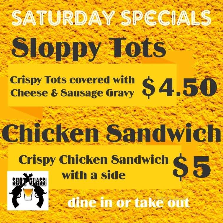 Shot Glass - Orofino, ID menu_pic