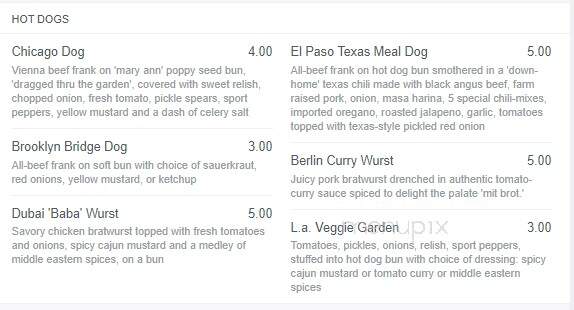 Gribble's Landing - Rock Island, TN menu_pic