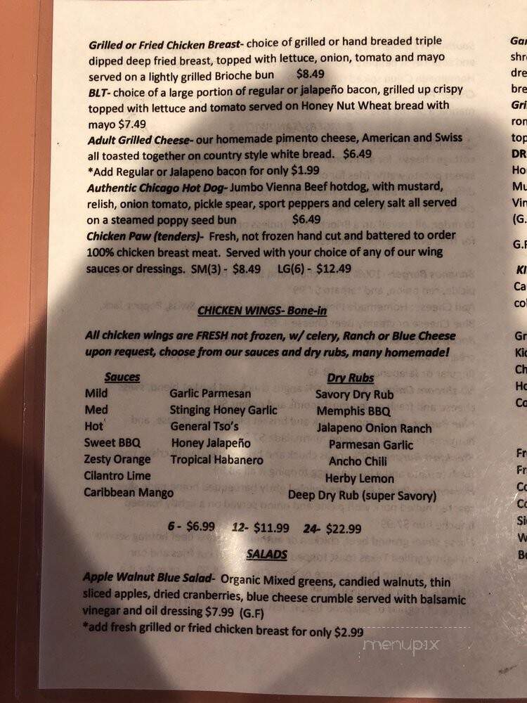 Bananas - Chillicothe, IL menu_pic