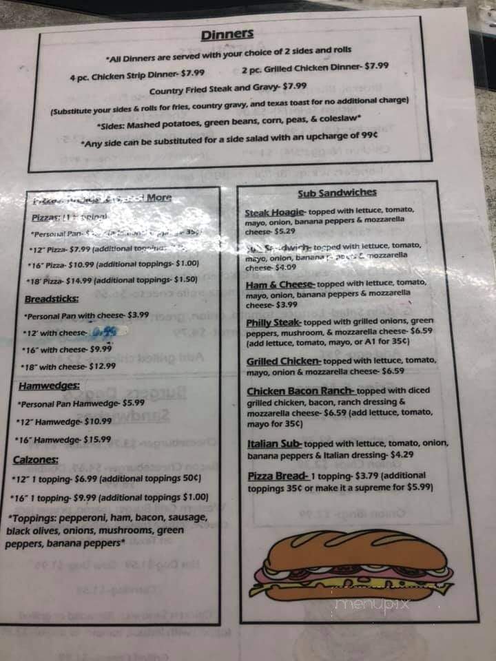 Jaime's Family Restaurants - Dingess, WV menu_pic
