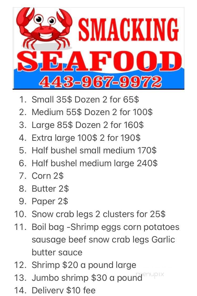 Smacking Seafood - Baltimore, MD