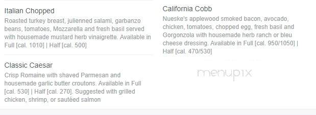 California Pasta Shops - Clinton Township, MI menu_pic