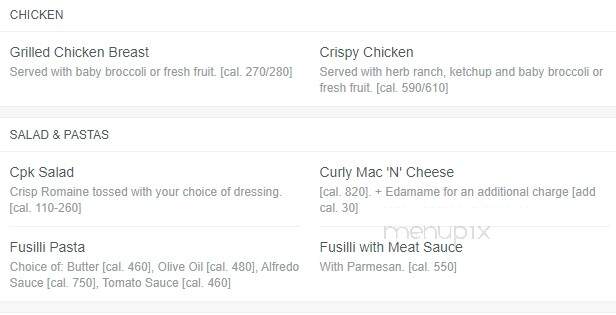 California Pasta Shops - Clinton Township, MI menu_pic