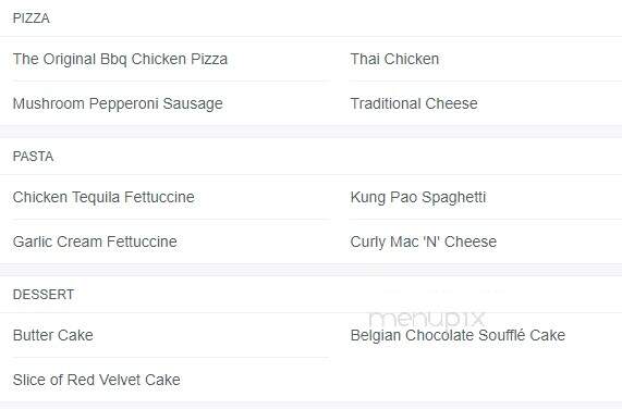 California Pasta Shops - Clinton Township, MI menu_pic