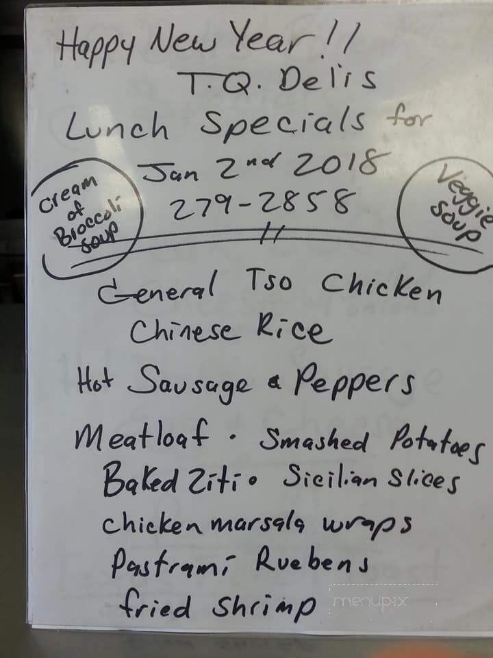 New Tq Deli - Brewster, NY menu_pic