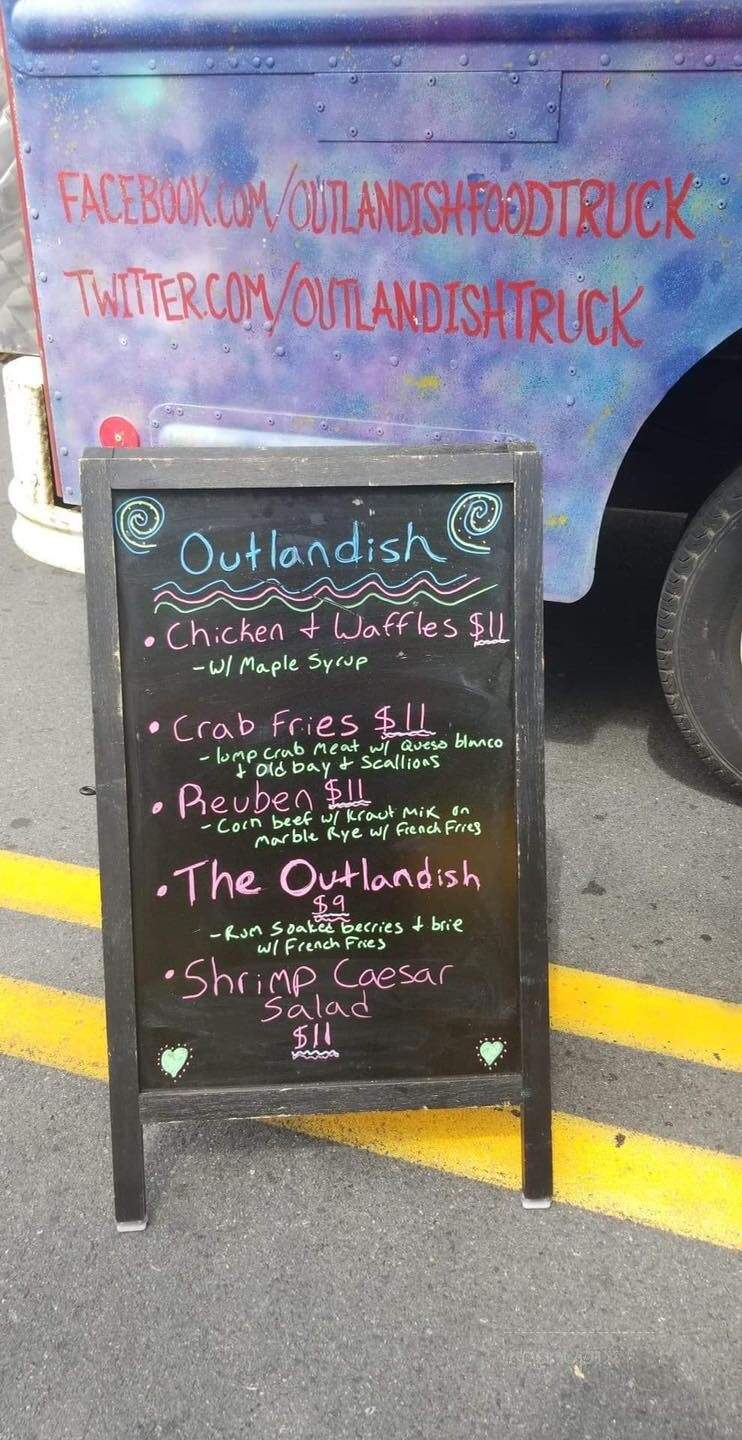 Outlandish Food Truck - Newark, DE menu_pic