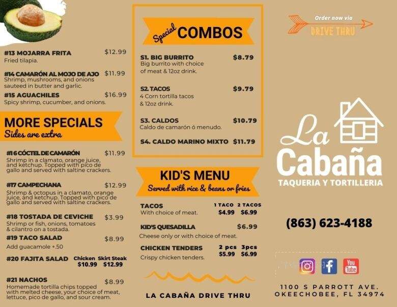La Cabana Taqueria Y Tortilleria - Okeechobee, FL