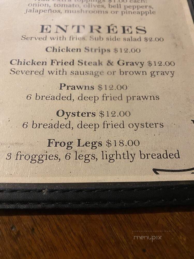 Imnaha Store and Tavern - Imnaha, OR menu_pic