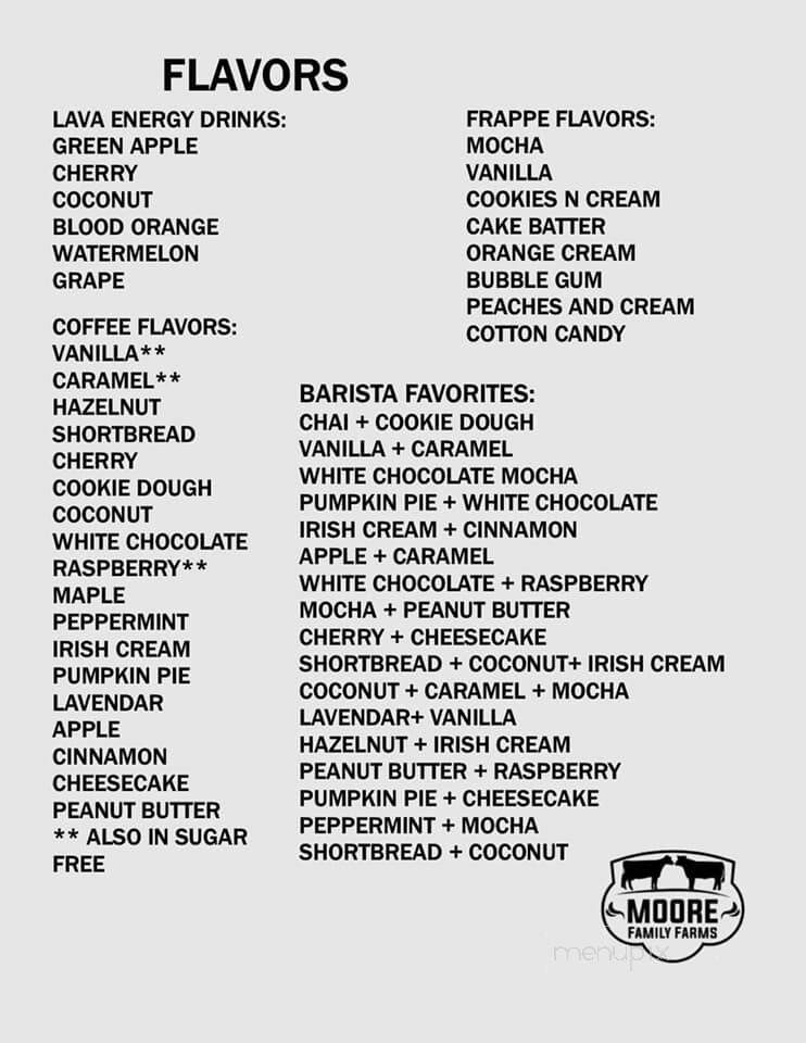 Moore Family Farms - Maquoketa, IA menu_pic