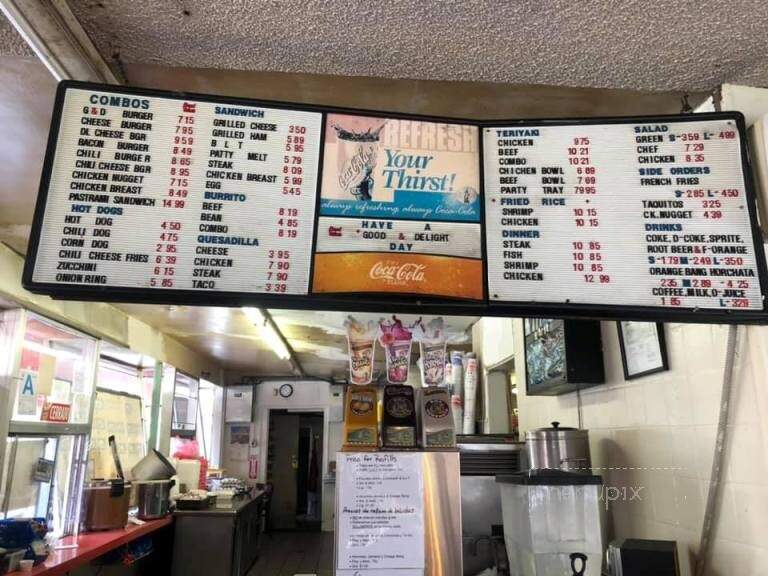 G D Burgers - La Puente, CA menu_pic