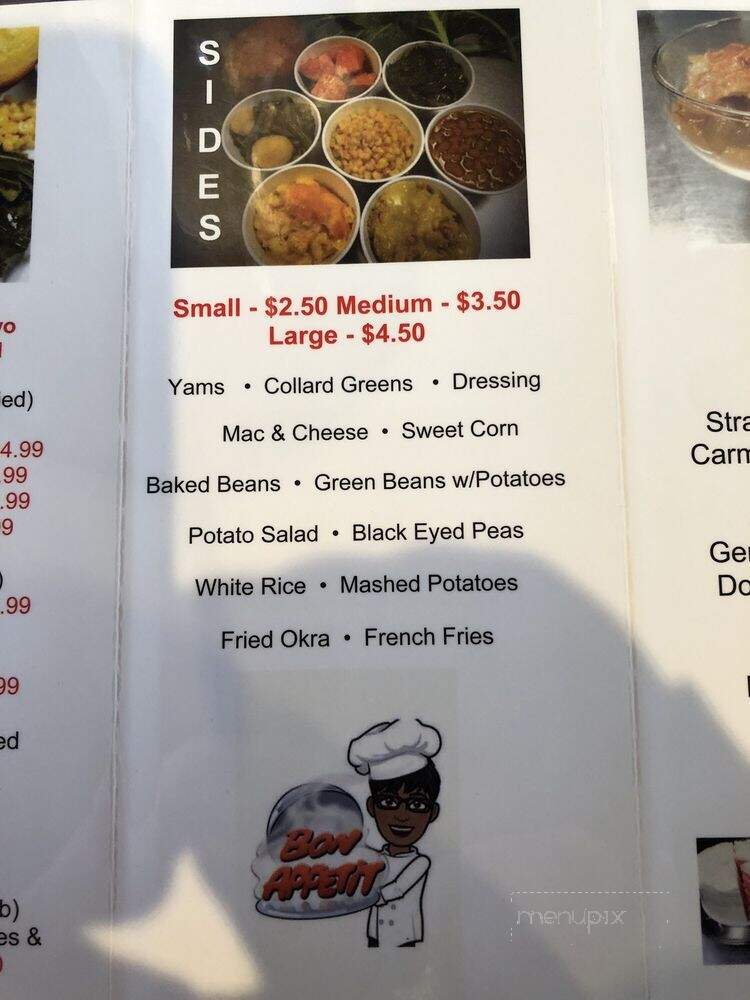 10x's Better Soul Food - Clinton Township, MI menu_pic