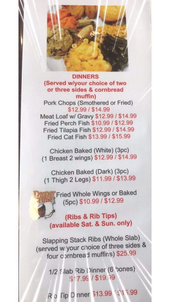 10x's Better Soul Food - Clinton Township, MI menu_pic