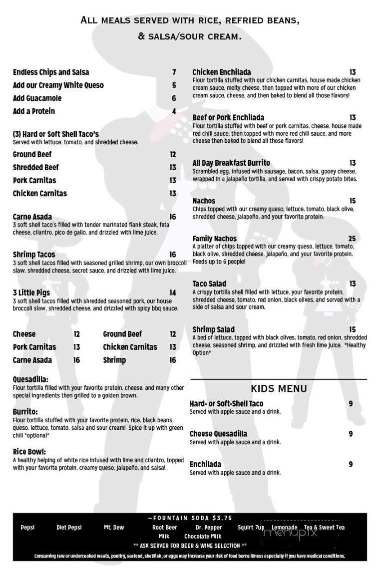 3 Amigo's Cantina - Wall, SD menu_pic