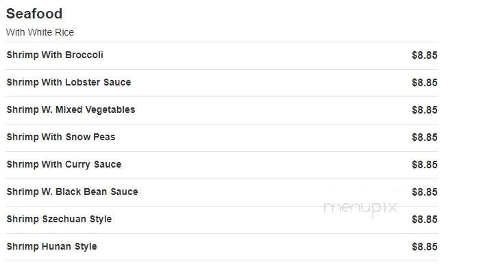 China House - Walkerton, IN menu_pic