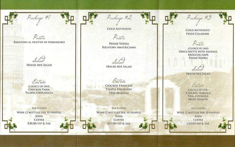 Calabria Mia - Yonkers, NY menu_pic