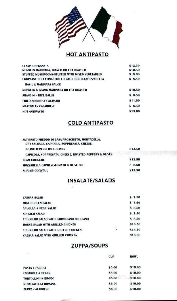 Calabria Mia - Yonkers, NY menu_pic