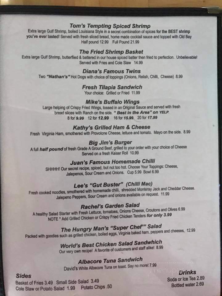 Babes Boys Tavern - Waldorf, MD menu_pic