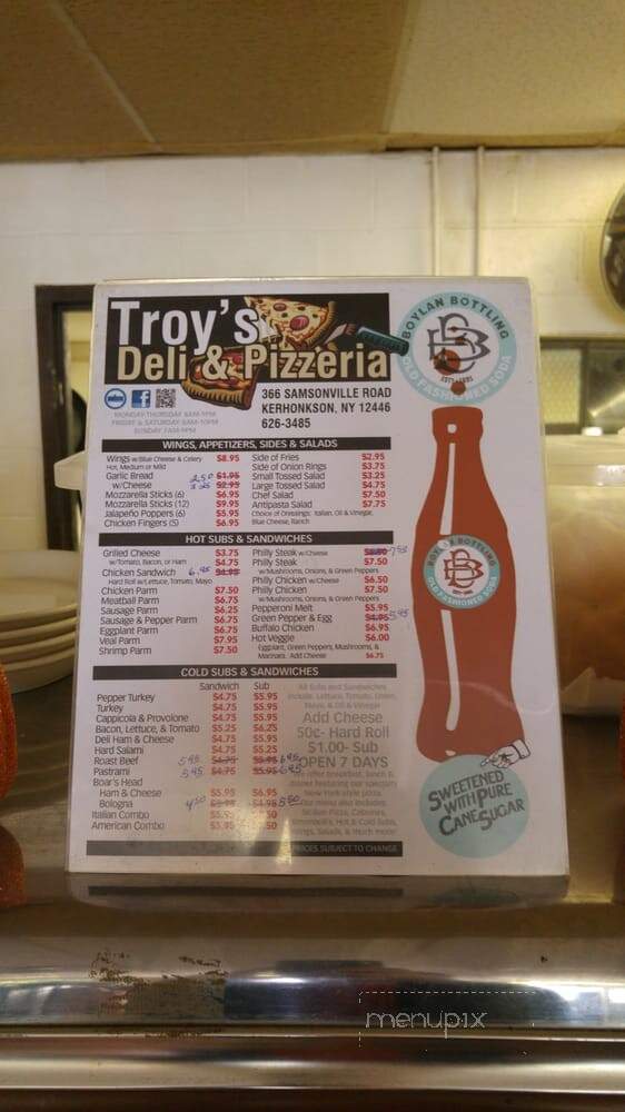 Troy's Deli & Pizzeria - Kerhonkson, NY